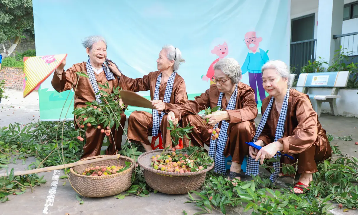 Hoạt động làm vườn cho người cao tuổi