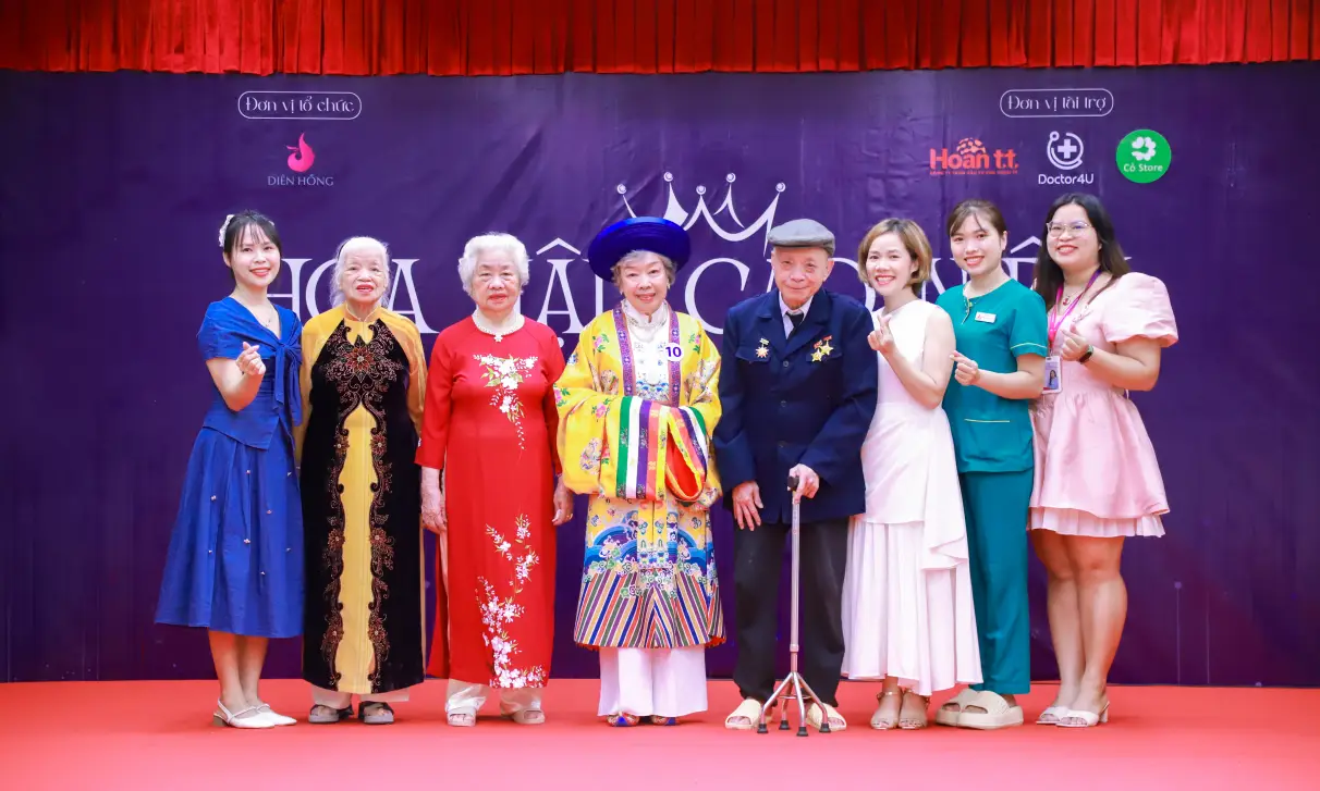 Cuộc thi "Hoa hậu cao niên" cho các cụ tại viện dưỡng lão