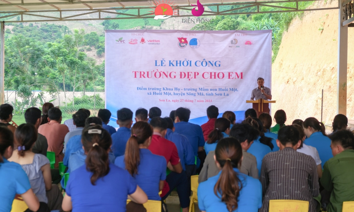 Lễ khởi công "Trường đẹp cho em"