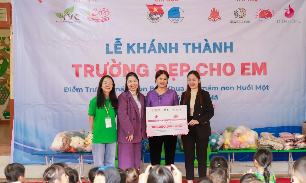 Diên Hồng đồng hành tài trợ dự án Hoa Nắng Ban Mai