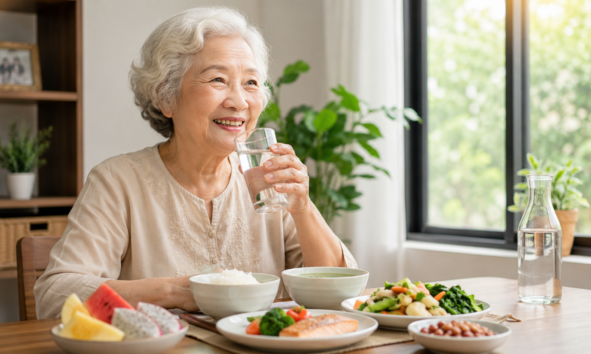 Người cao tuổi nên ăn gì khi thời tiết nắng nóng