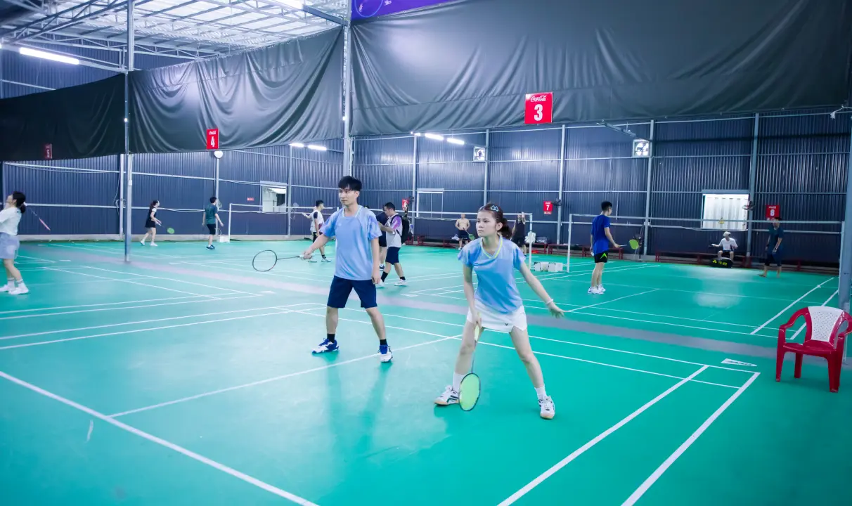 Giải Cầu lông Diên Hồng 2026 hạng mục đôi nam nữ