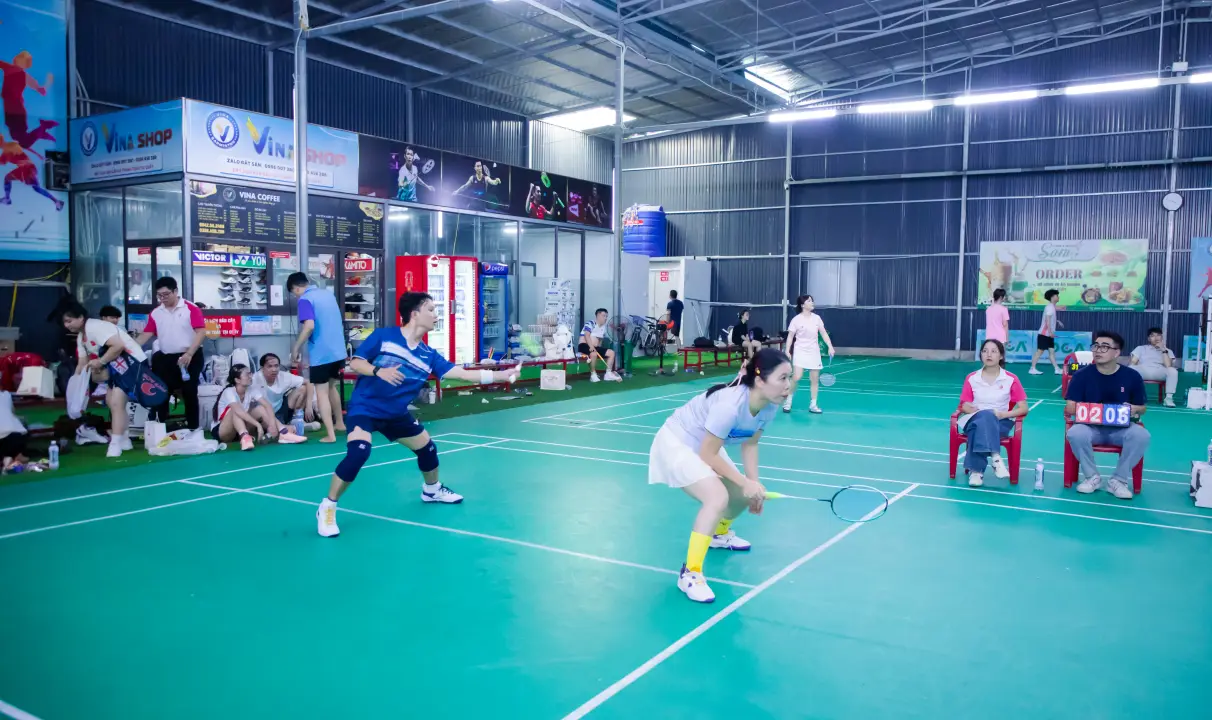 Giải Cầu lông Diên Hồng 2026 hạng mục đôi nam nữ