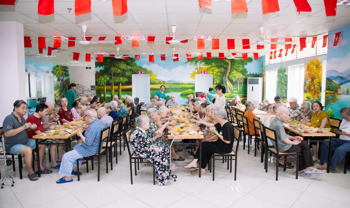 Bữa tiệc buffet chay thanh đạm trong lễ Vu Lan