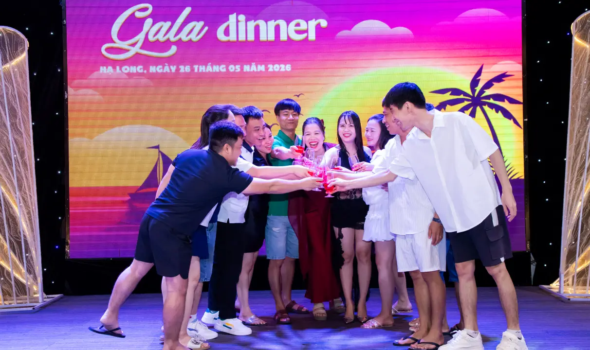 Gala Dinner trong chương trình du lịch Diên Hồng 2026