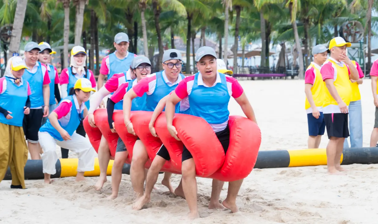 Các thành viên tham gia Teambuilding Diên Hồng 2026