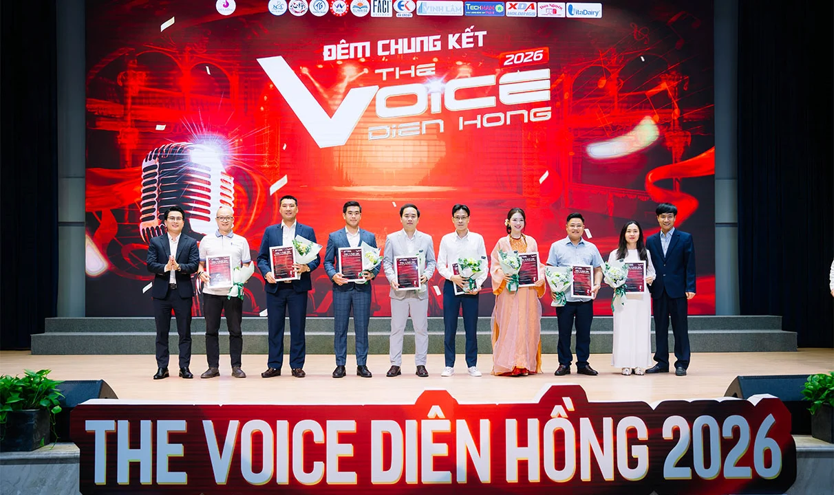 Tri ân các đơn vị đồng hành cùng The Voice Diên Hồng 2026