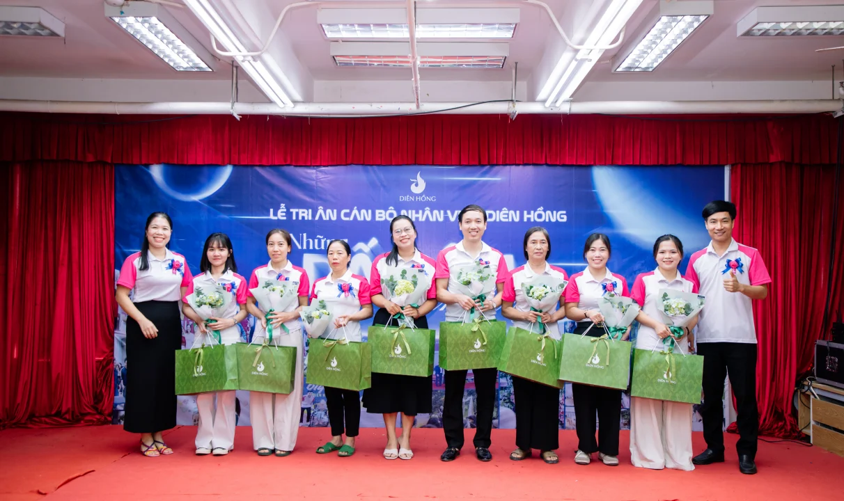 Diên Hồng tri ân nhân viên gắn bó từ 6 năm