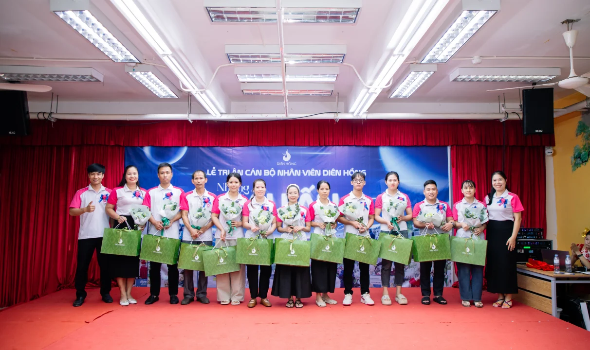 Diên Hồng tri ân nhân viên gắn bó từ 5 năm